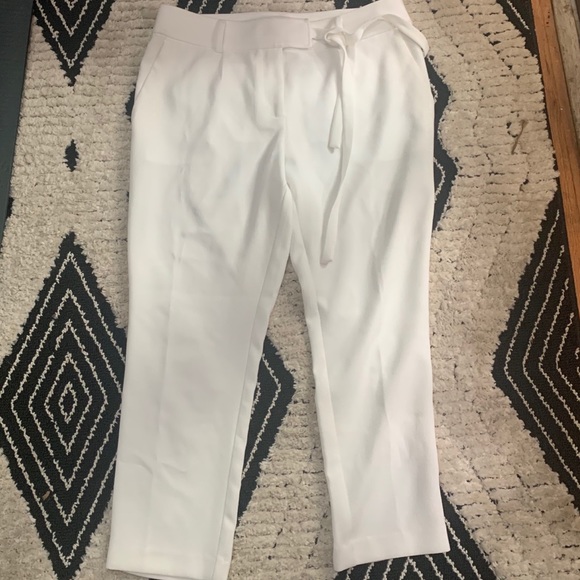 NWT Loft White Trousers - Picture 1 of 4